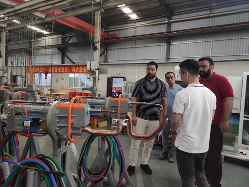Jüngste Firmenblogs über Der pakistanische Kunde besuchte die Xinwei Fabrik